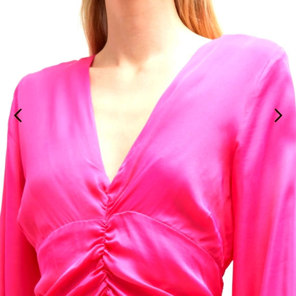 Farm Rio Long Sleeves Midi Dress NWT - Picture 5 of 6